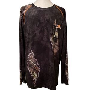 Mossy Oak  Camo Hunting Shirt Size Medium